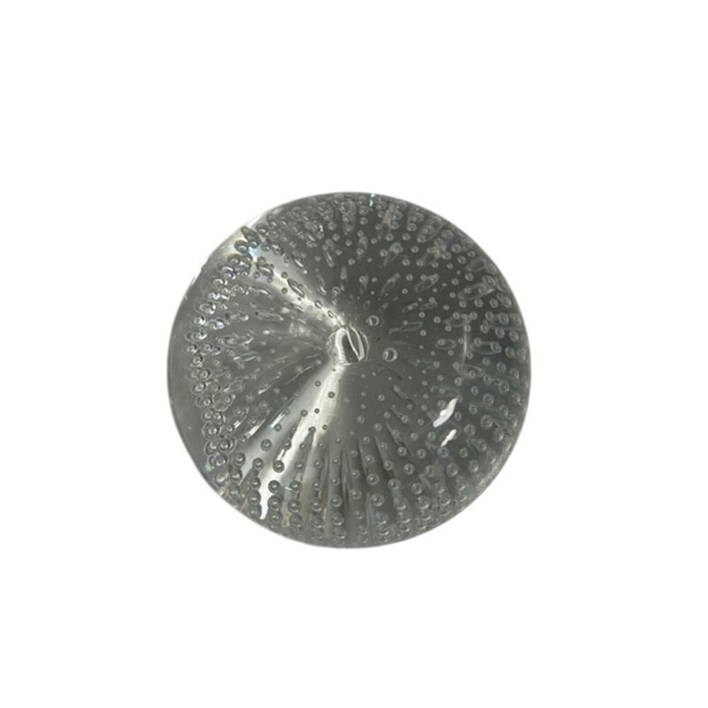 Clear Controlled Bubble Paperweight Pillow 3.25" by 1.75"